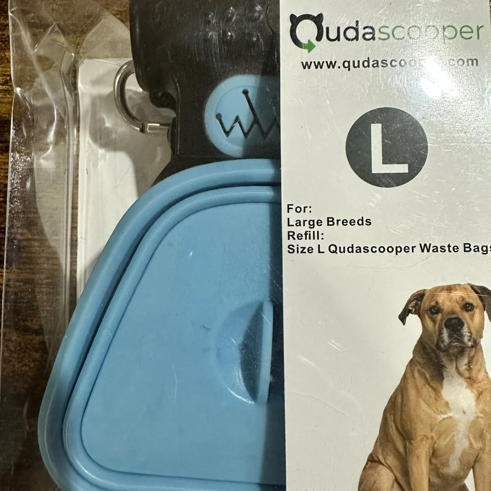 Blue Dog Waste Bag Dispenser